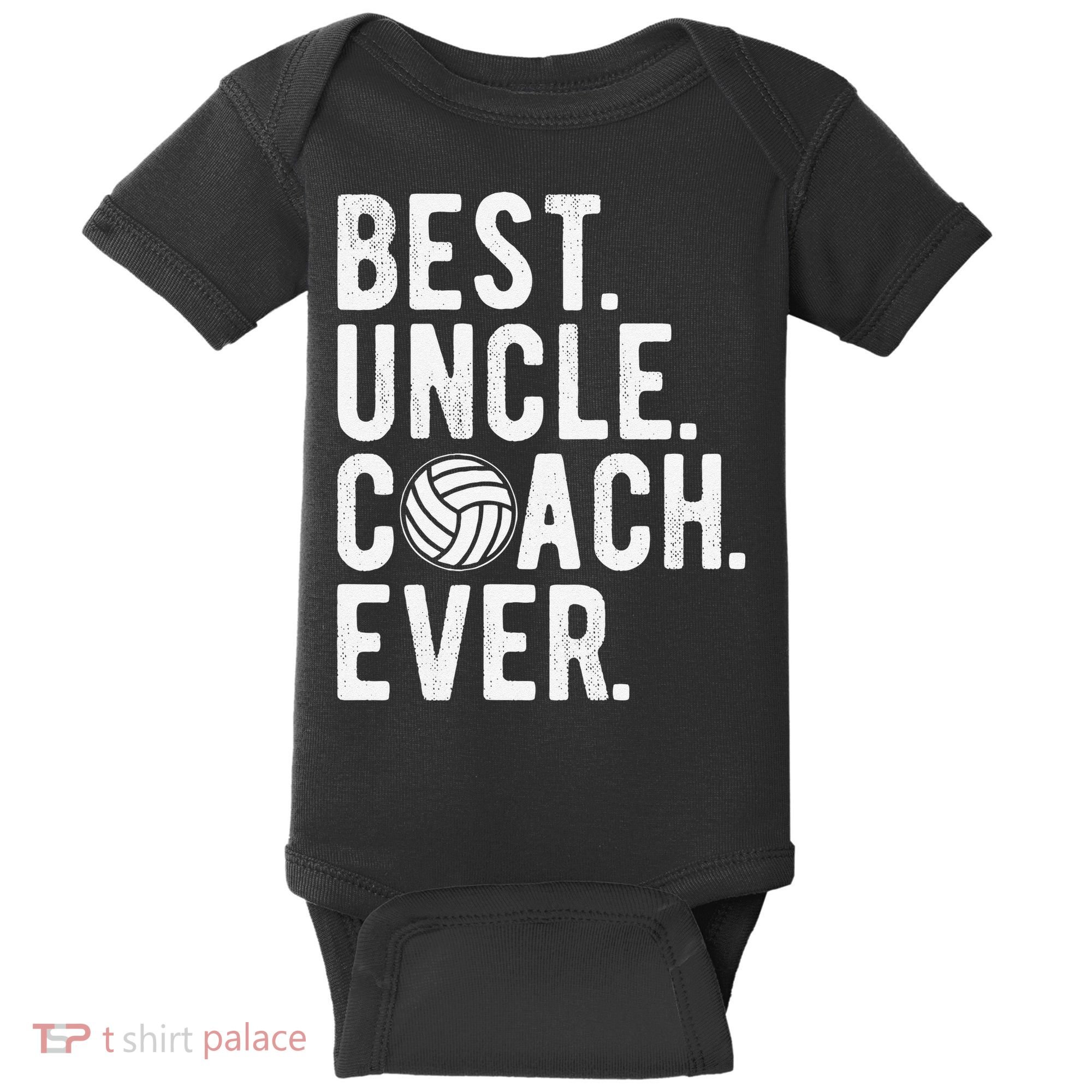 Volleyball Best Uncle Coach Ever Dad Daddy Father's Day Baby Bodysuit