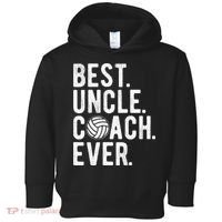 Volleyball Best Uncle Coach Ever Dad Daddy Father's Day Toddler Hoodie thumb 0