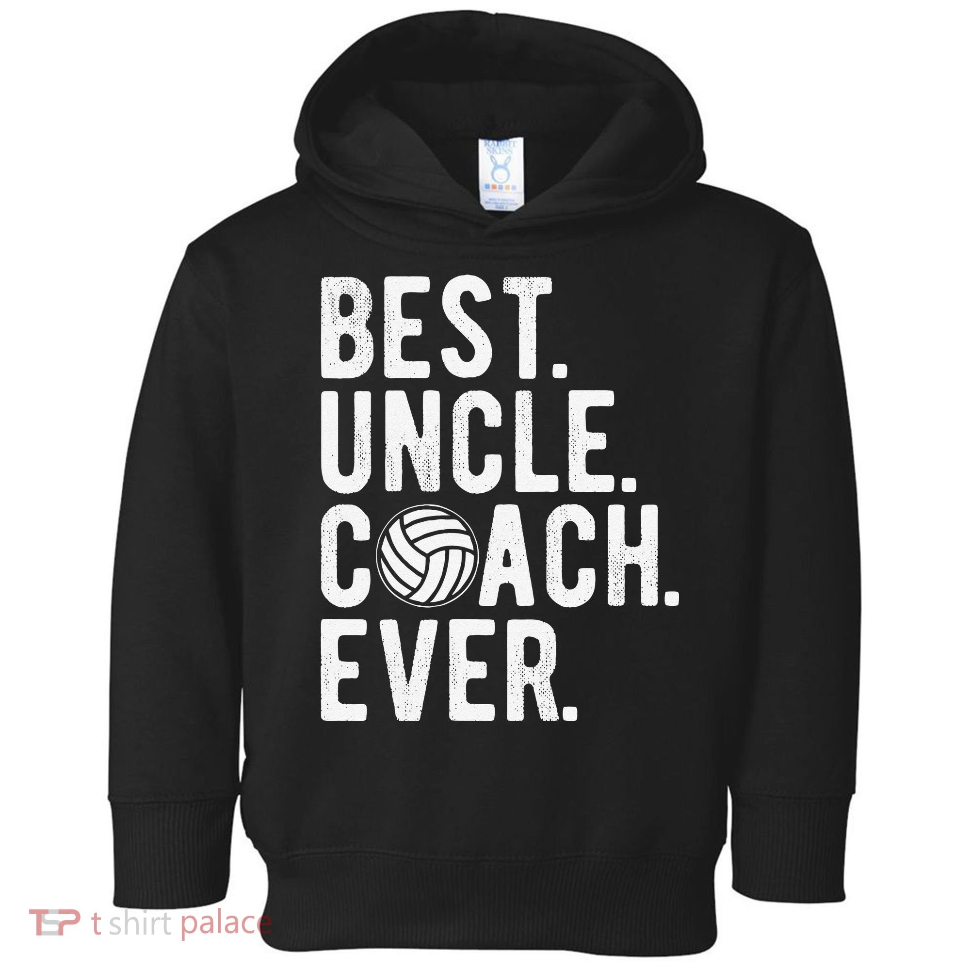 Volleyball Best Uncle Coach Ever Dad Daddy Father's Day Toddler Hoodie
