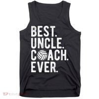 Volleyball Best Uncle Coach Ever Dad Daddy Father's Day Tank Top thumb 0