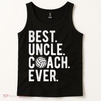 Volleyball Best Uncle Coach Ever Dad Daddy Father's Day Tank Top thumb 2