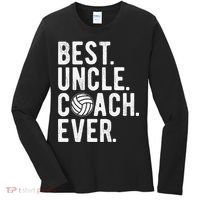 Volleyball Best Uncle Coach Ever Dad Daddy Father's Day Women's Long Sleeve Shirt thumb 0