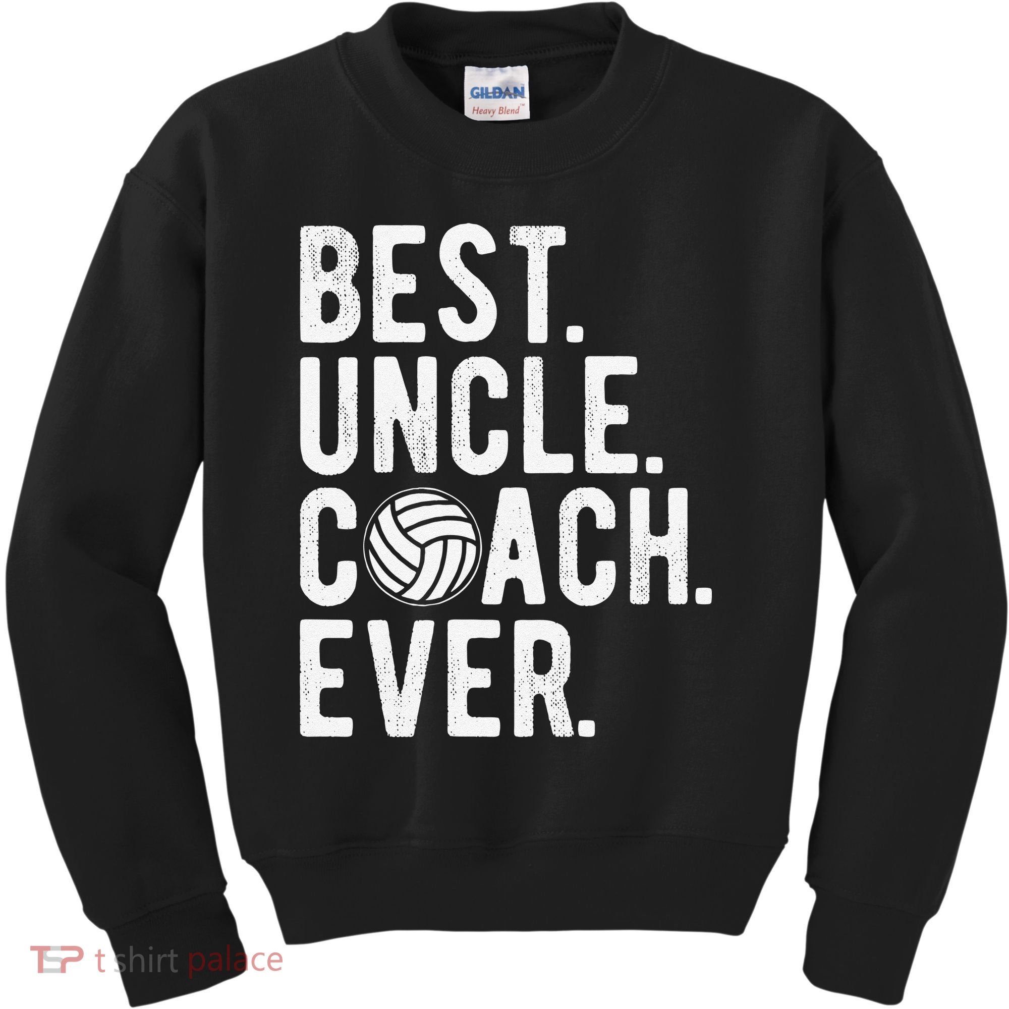 Volleyball Best Uncle Coach Ever Dad Daddy Father's Day Kids Sweatshirt