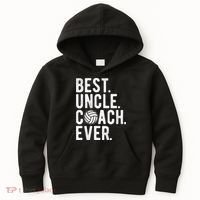 Volleyball Best Uncle Coach Ever Dad Daddy Father's Day Kids Hoodie thumb 0