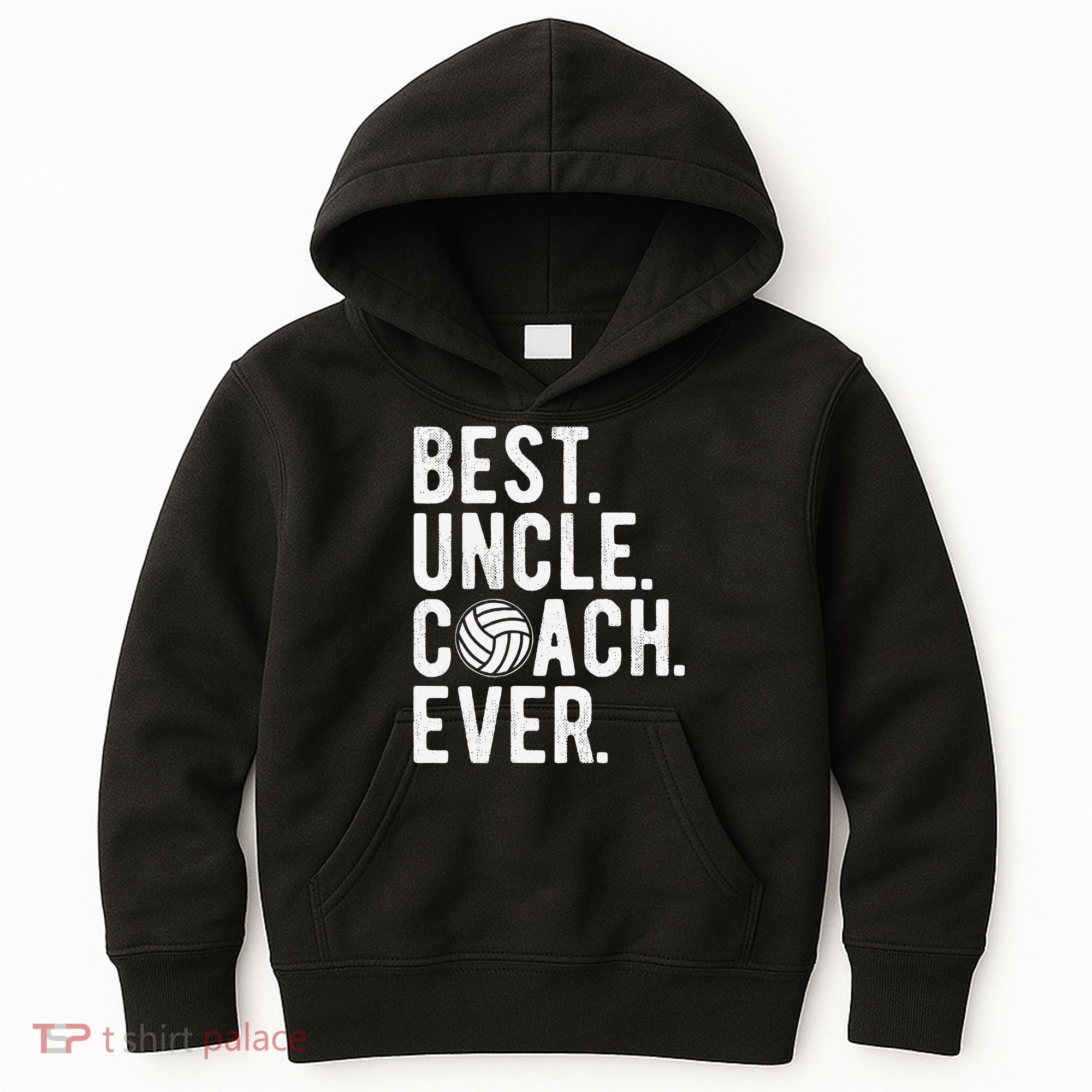 Volleyball Best Uncle Coach Ever Dad Daddy Father's Day Kids Hoodie