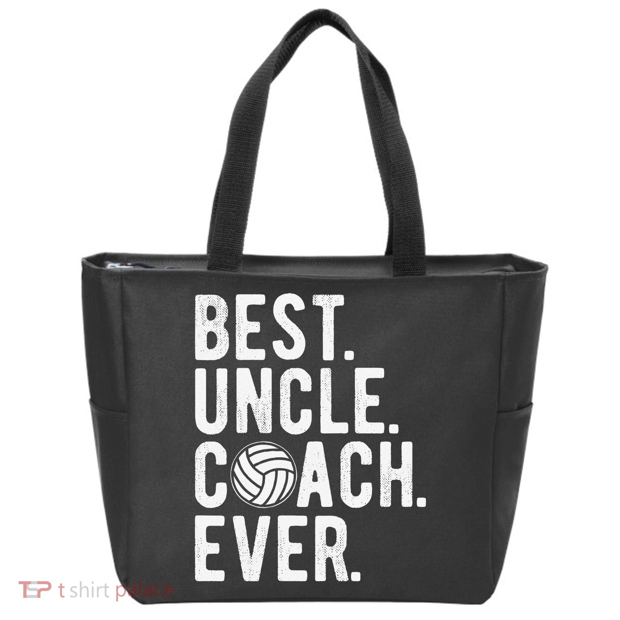 Volleyball Best Uncle Coach Ever Dad Daddy Father's Day Tote Bag