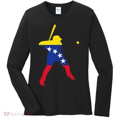 Venezuela Baseball Women's Long Sleeve Shirt