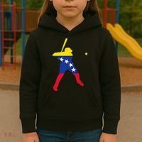 Venezuela Baseball Kids Hoodie thumb 3