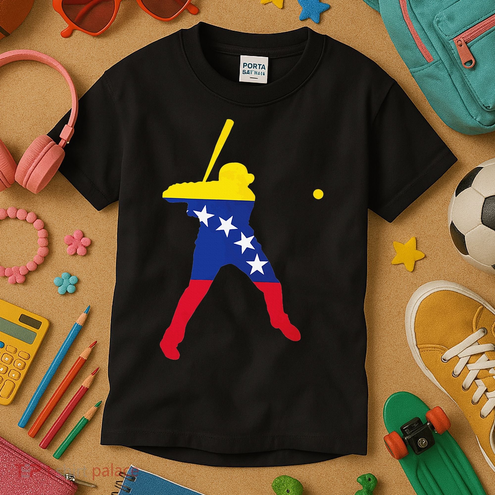Venezuela Baseball Kids T-Shirt