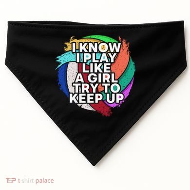Volleyball Beach Volleyball Player Gift USA-Made Doggie Bandana