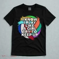 Volleyball Beach Volleyball Player Gift T-Shirt thumb 5