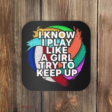 Volleyball Beach Volleyball Player Gift Coaster