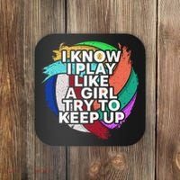 Volleyball Beach Volleyball Player Gift Coaster thumb 0