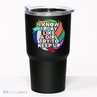 Volleyball Beach Volleyball Player Gift Tumbler thumb 0