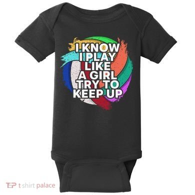 Volleyball Beach Volleyball Player Gift Baby Bodysuit
