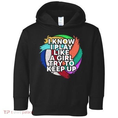 Volleyball Beach Volleyball Player Gift Toddler Hoodie