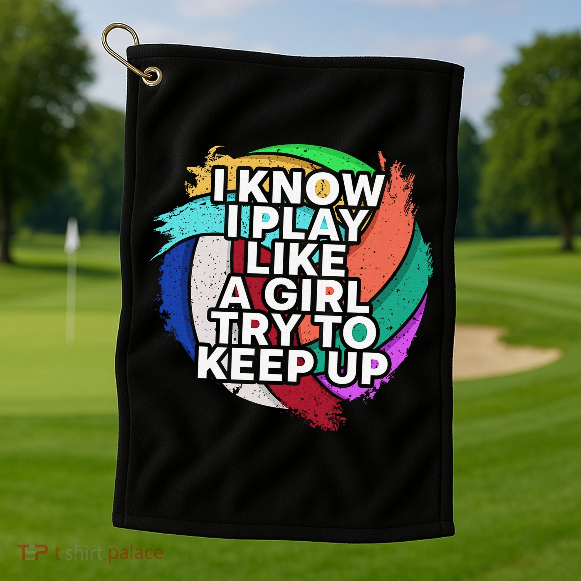 Volleyball Beach Volleyball Player Gift Golf Towel