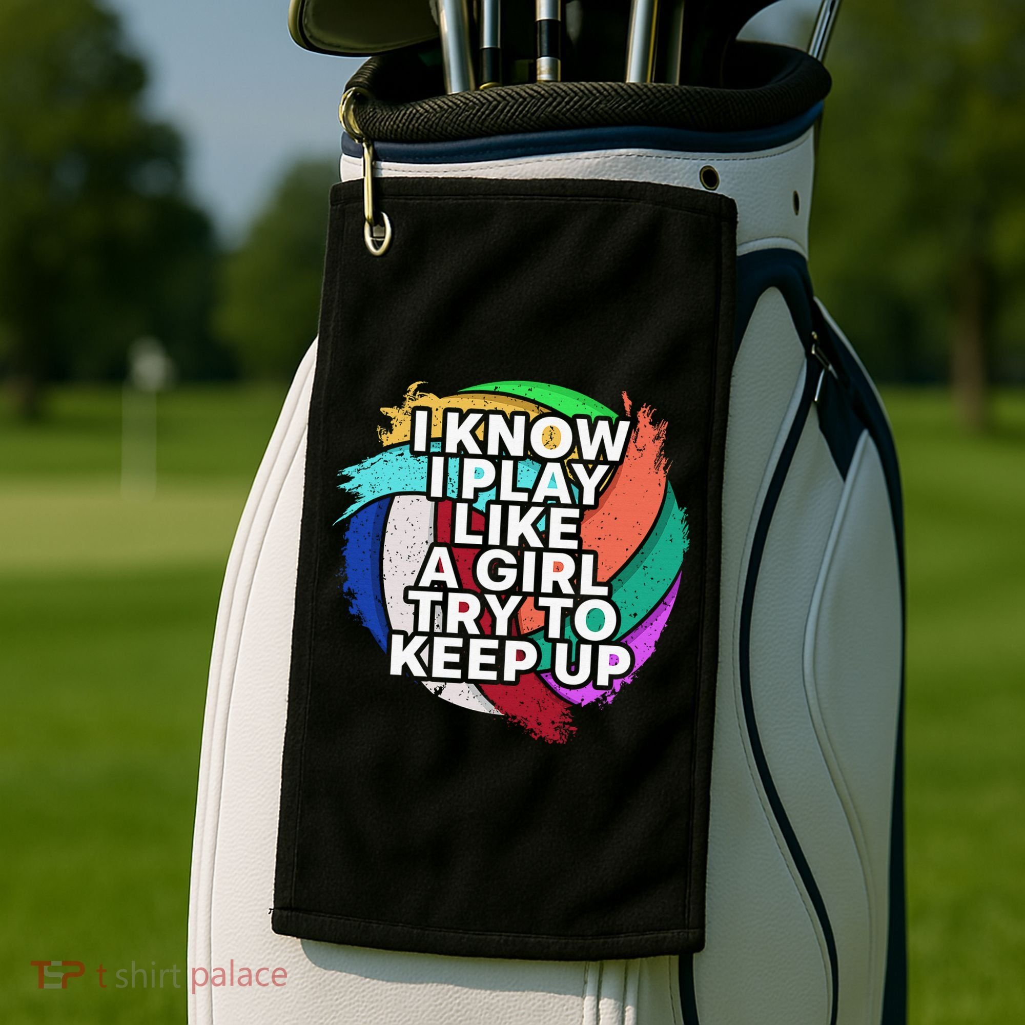 Volleyball Beach Volleyball Player Gift Golf Towel