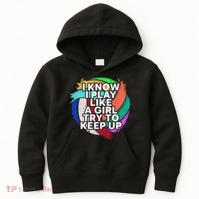 Volleyball Beach Volleyball Player Gift Kids Hoodie