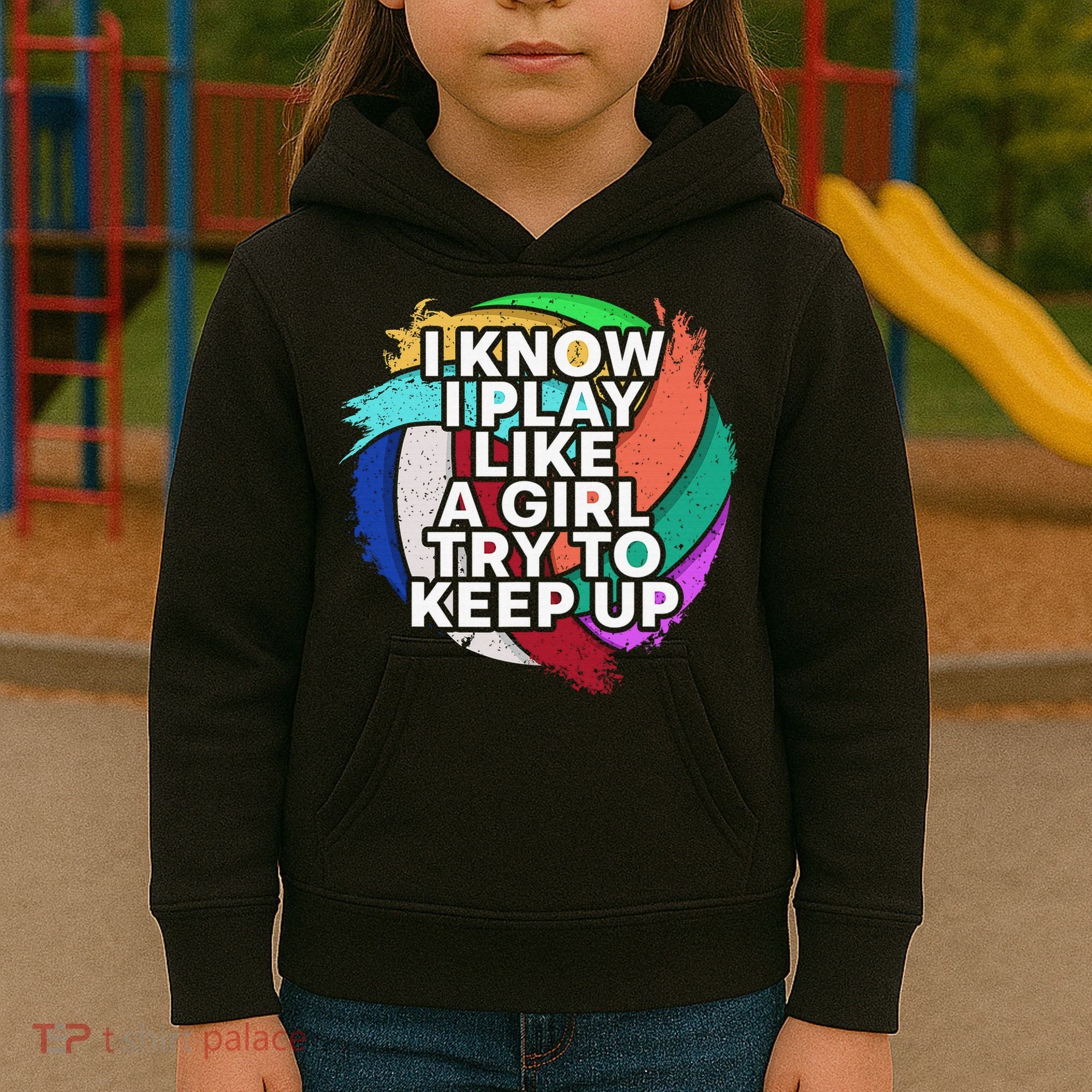 Volleyball Beach Volleyball Player Gift Kids Hoodie