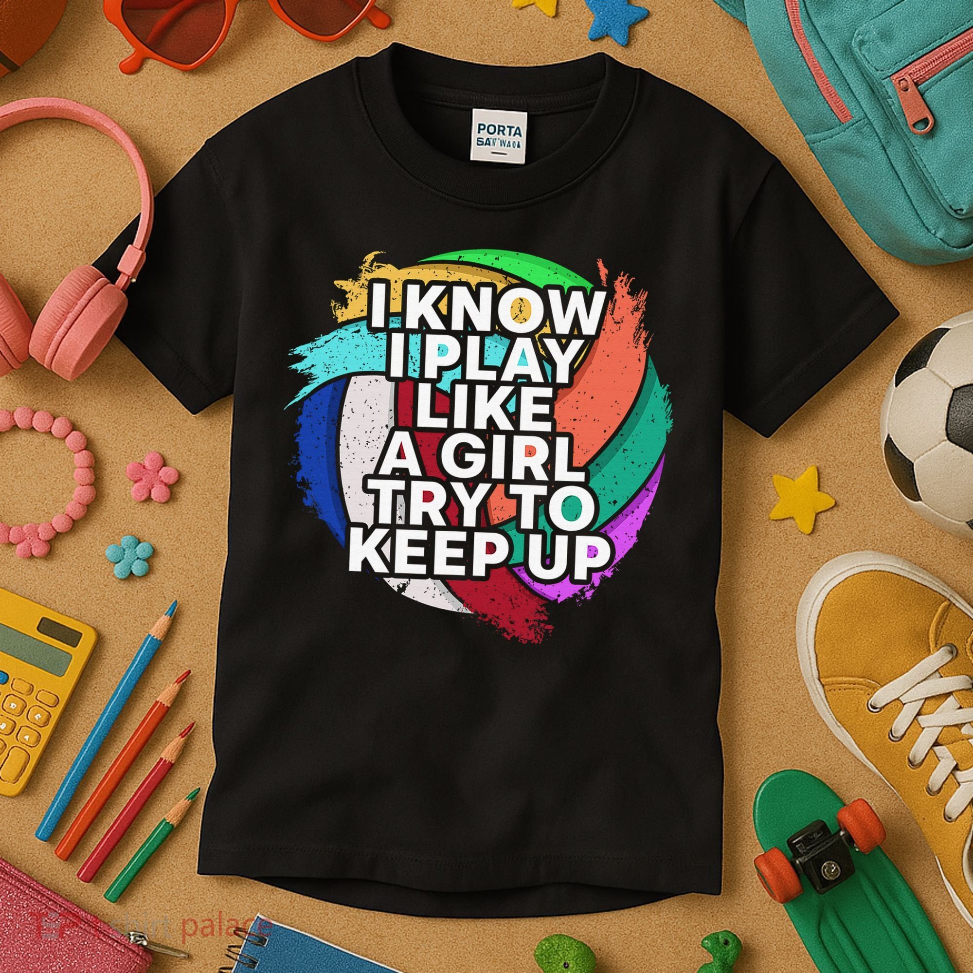 Volleyball Beach Volleyball Player Gift Kids T-Shirt