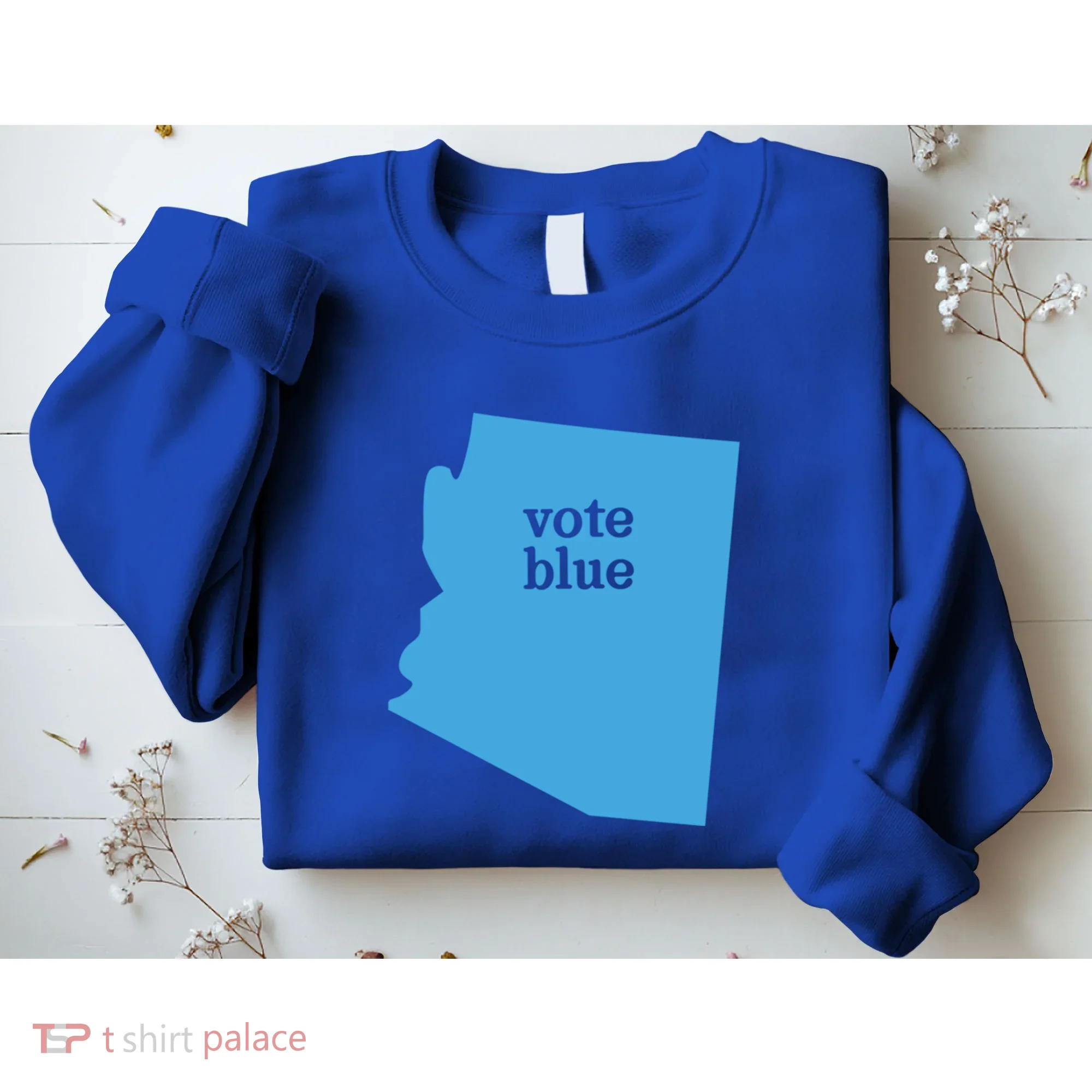 Vote Blue Voting Democratic Arizona Cute Gift Sweatshirt