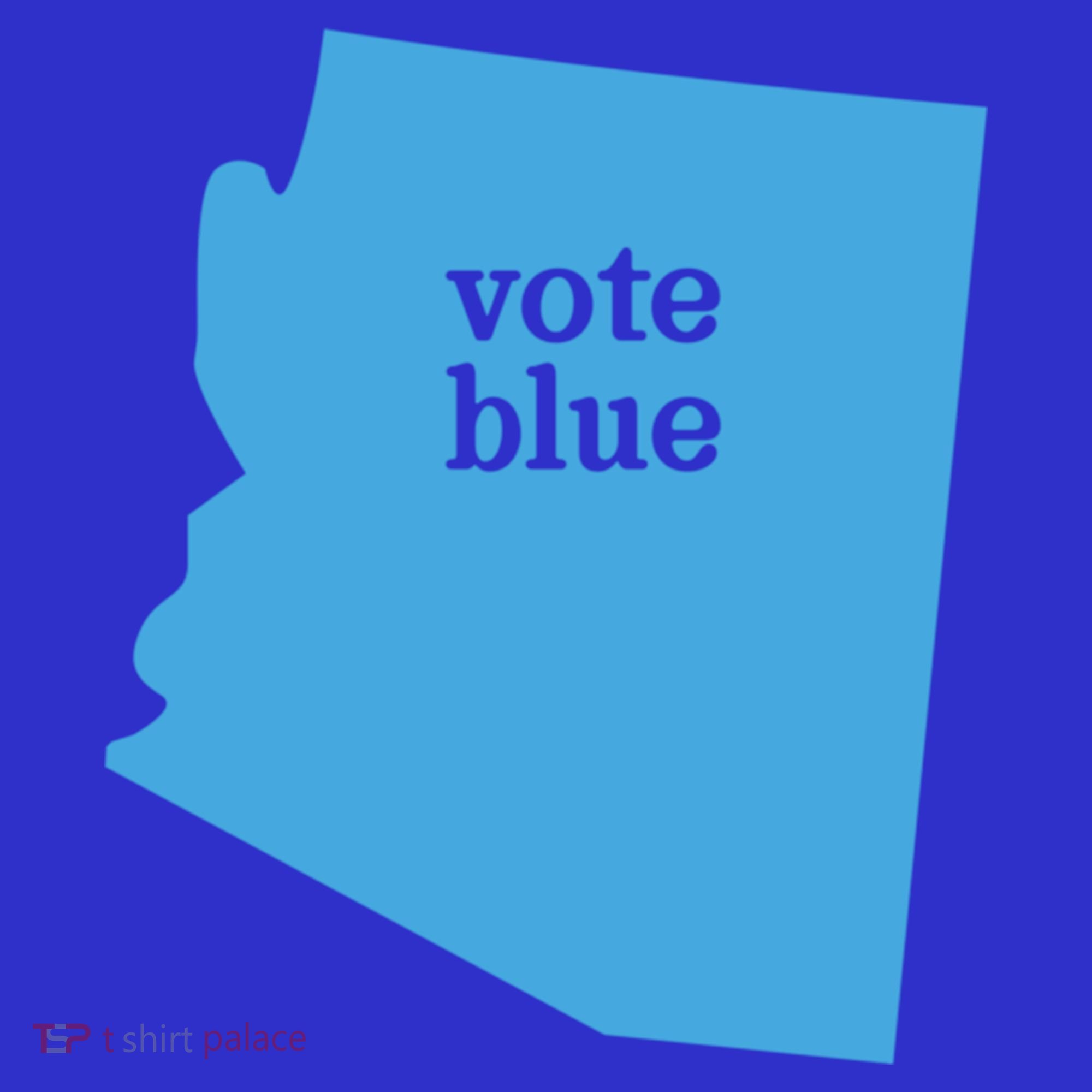 Vote Blue Voting Democratic Arizona Cute Gift Visor