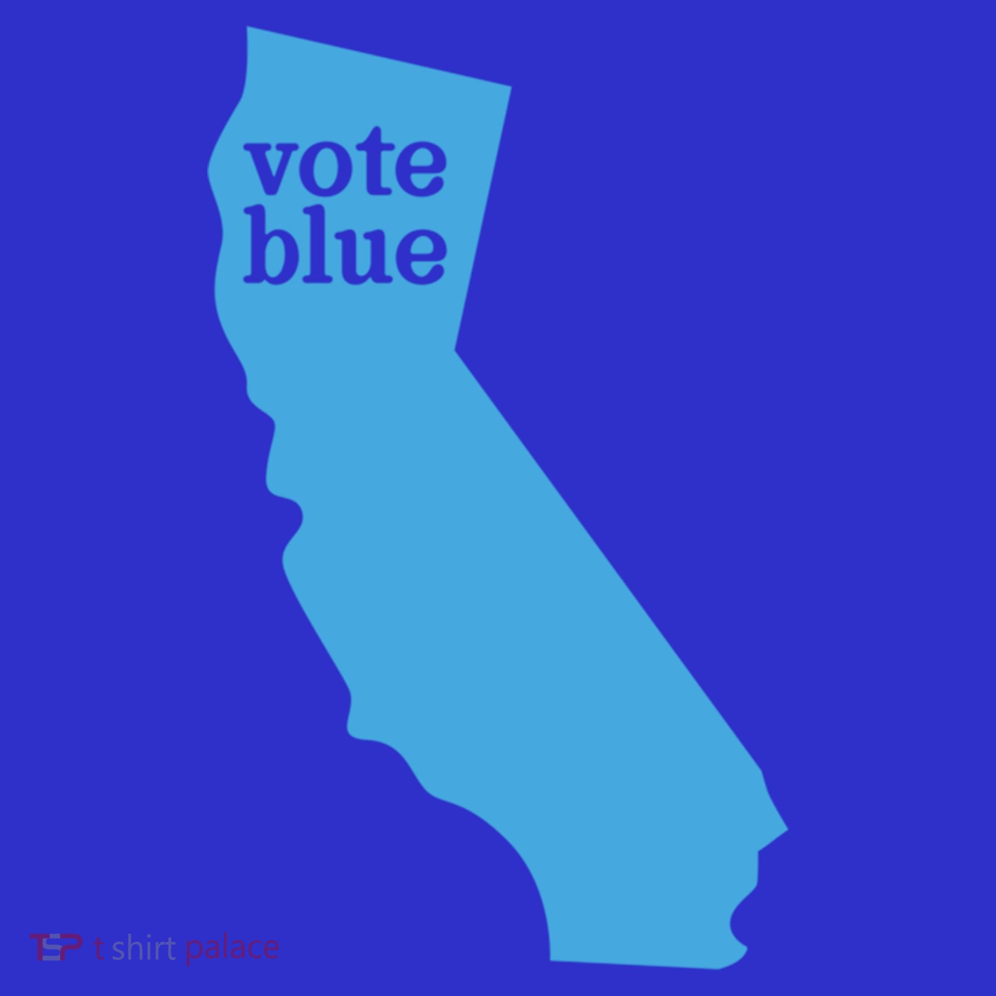 Vote Blue Voting Democratic California Cute Gift Visor