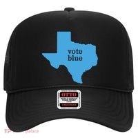 Vote Blue Voting Democratic Texas Gift Hat thumb 0