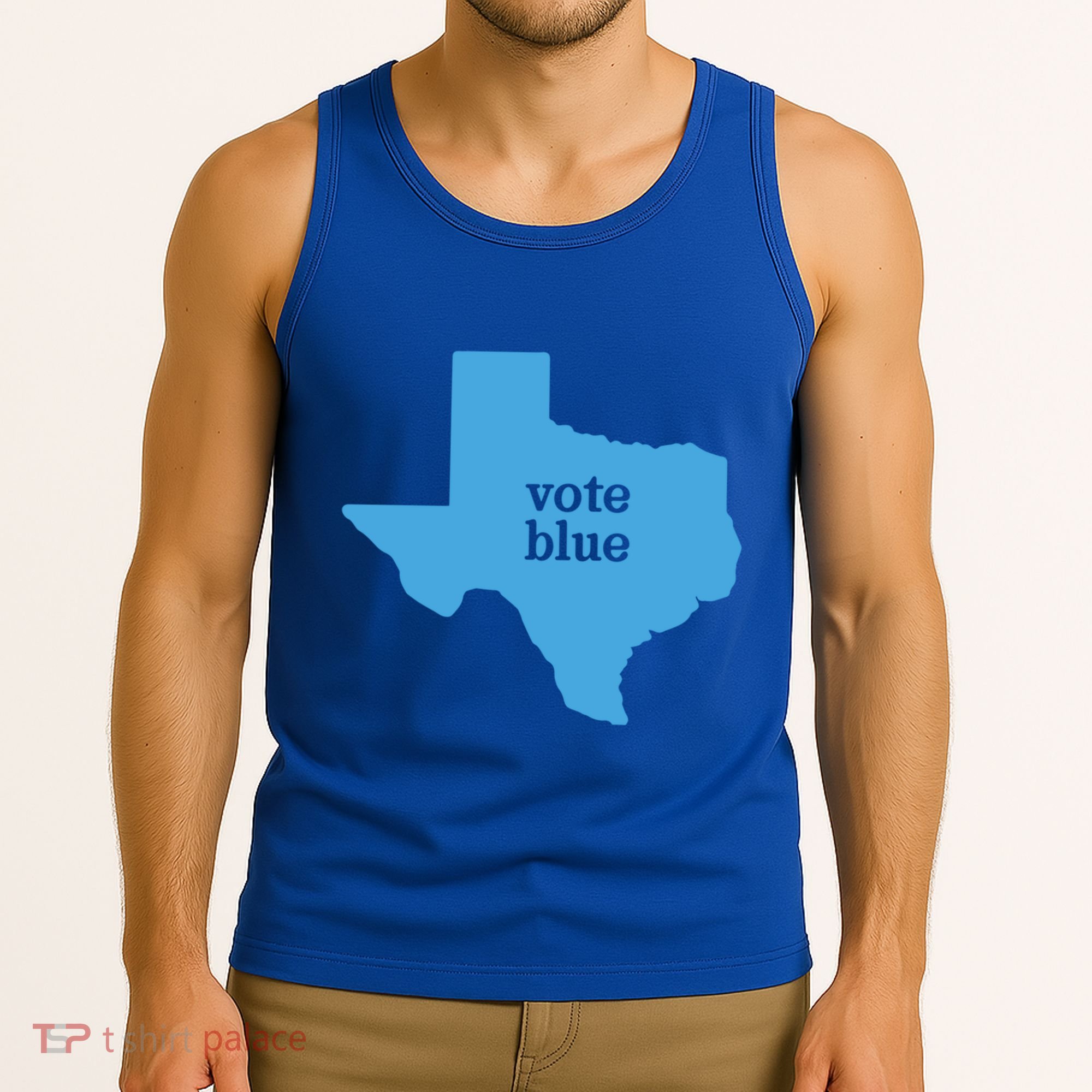 Vote Blue Voting Democratic Texas Gift Tank Top
