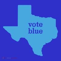 Vote Blue Voting Democratic Texas Gift Visor thumb 3