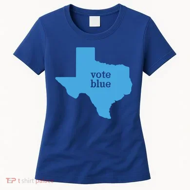 Vote Blue Voting Democratic Texas Gift Women's T-Shirt
