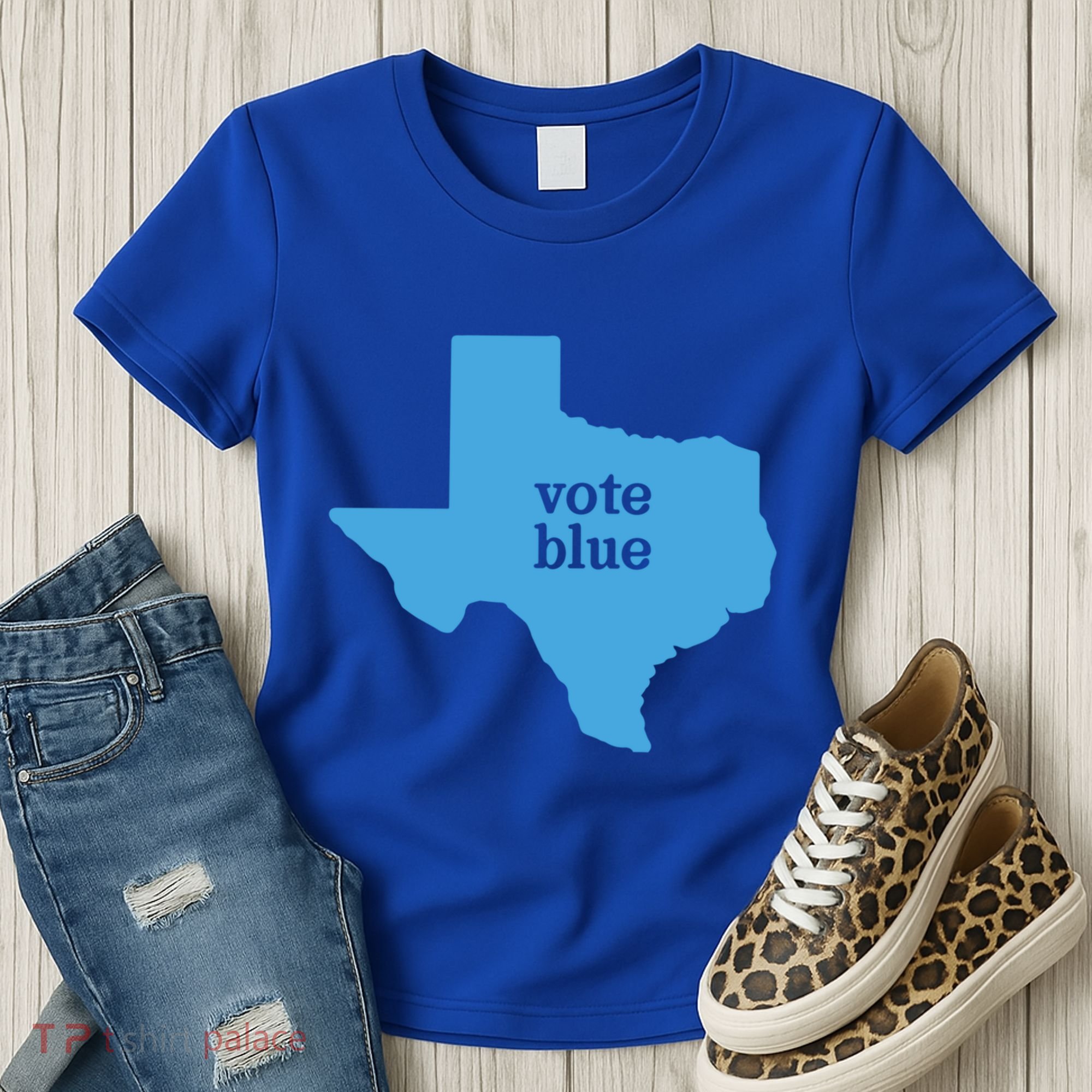 Vote Blue Voting Democratic Texas Gift Women's T-Shirt