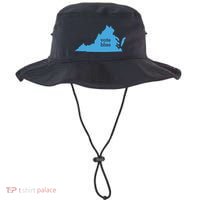Vote Blue Voting Democratic Virginia Meaningful Gift Bucket Hat thumb 0