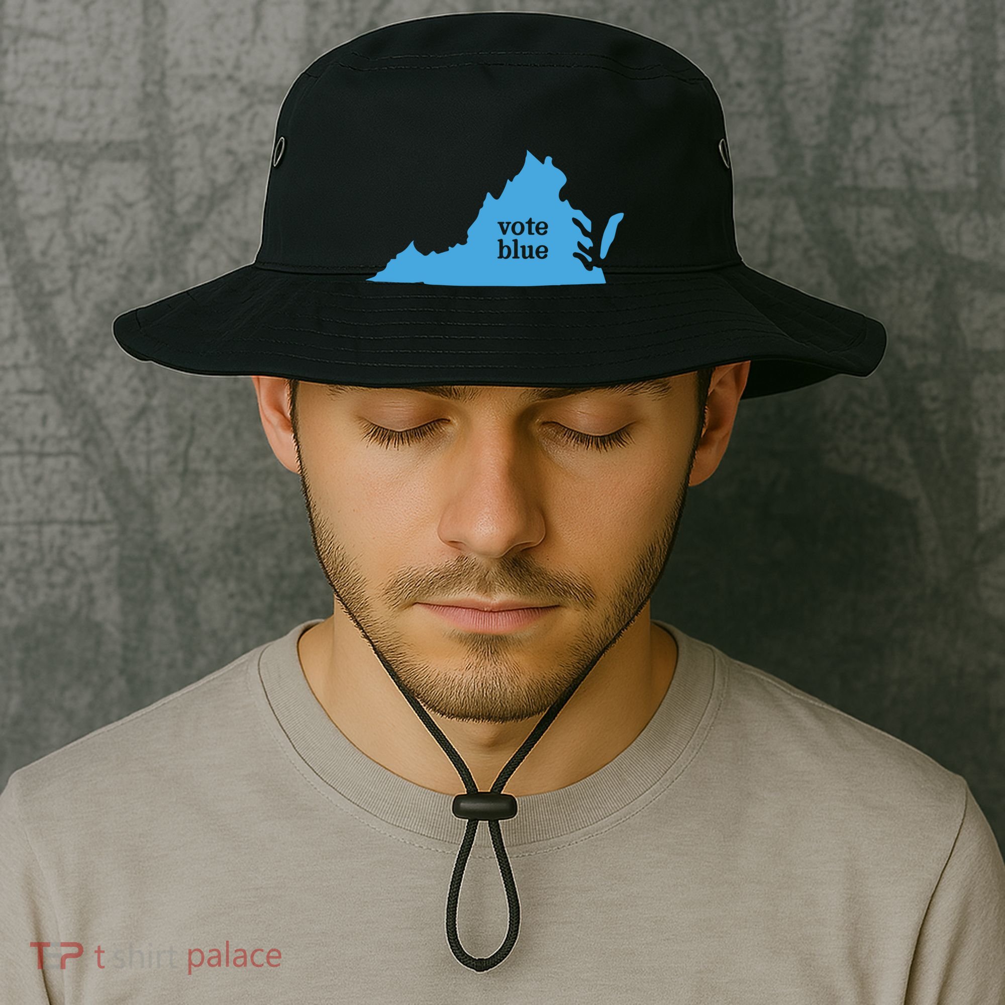 Vote Blue Voting Democratic Virginia Meaningful Gift Bucket Hat