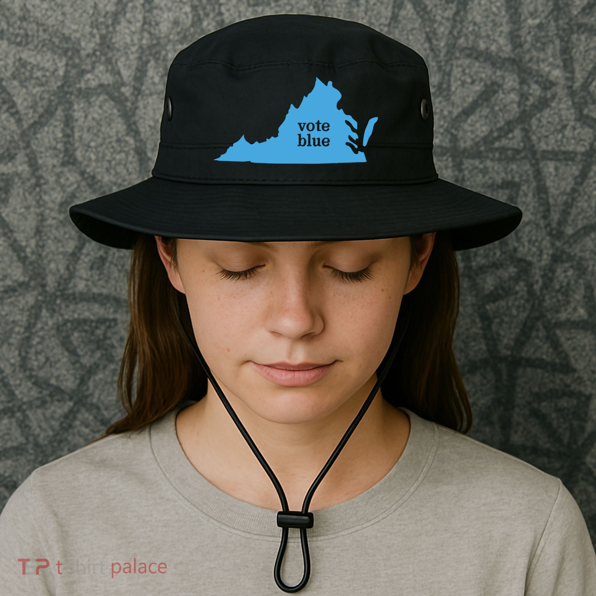 Vote Blue Voting Democratic Virginia Meaningful Gift Bucket Hat