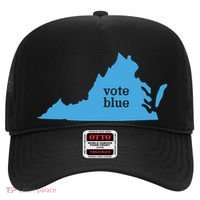Vote Blue Voting Democratic Virginia Meaningful Gift Hat thumb 0
