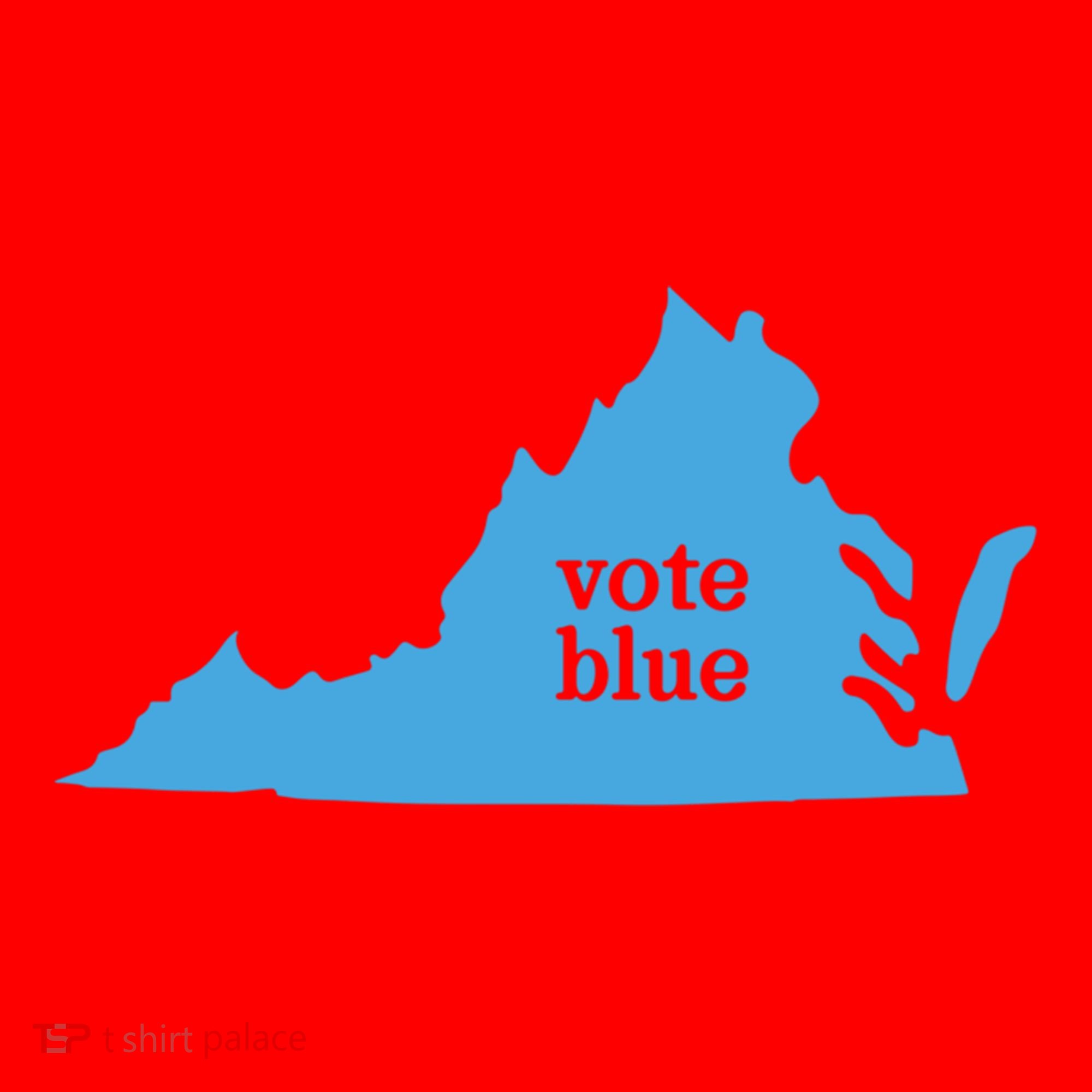 Vote Blue Voting Democratic Virginia Meaningful Gift Santa Hat