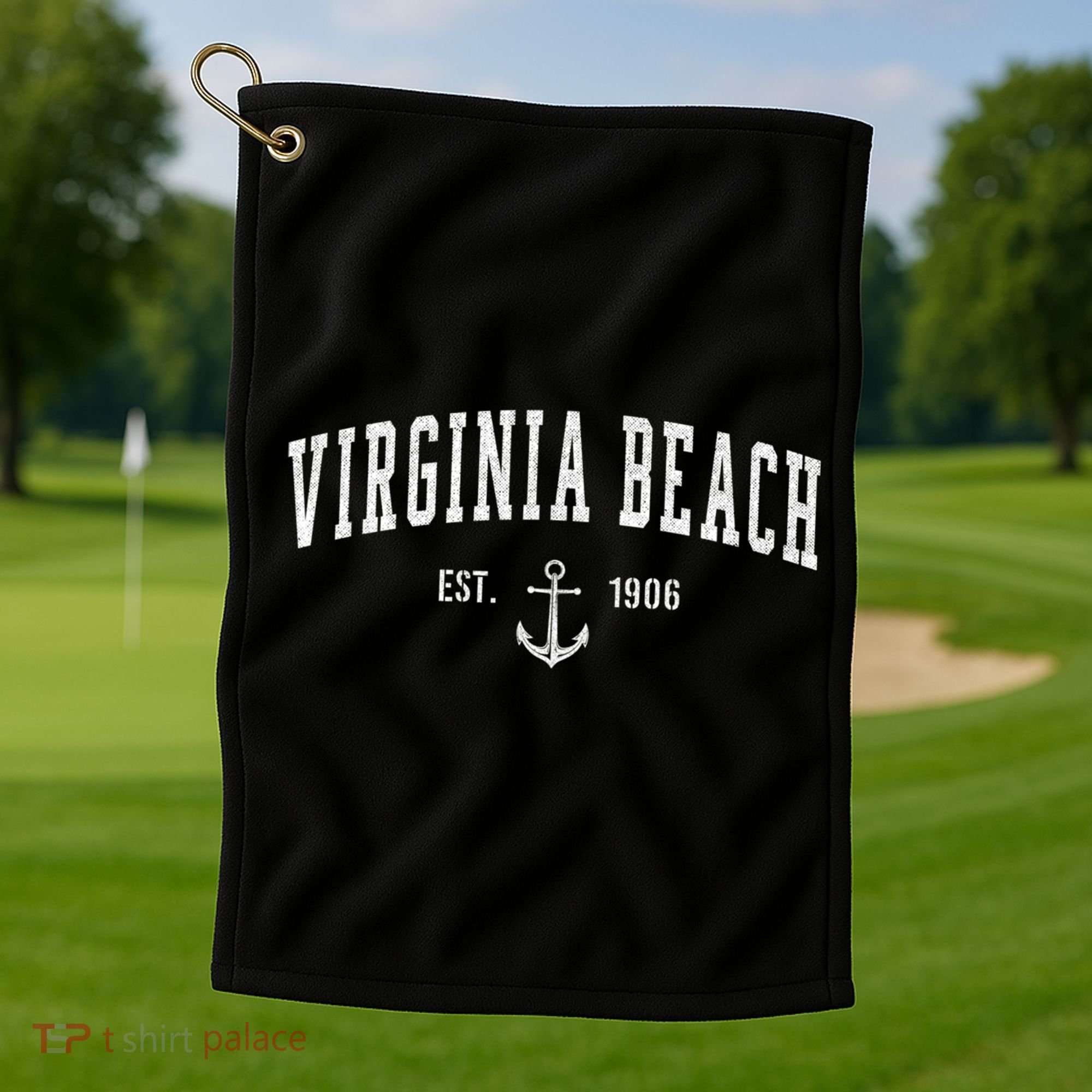 Virginia Beach Virginia Great Gift Cute Gift And Sweater Golf Towel