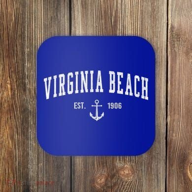 Virginia Beach Virginia Great Gift Cute Gift And Sweater Coaster