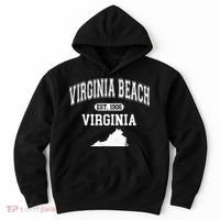 Virginia Beach Virginia Est 1906 Varsity Hoodie thumb 0