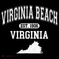 Virginia Beach Virginia Est 1906 Varsity Hoodie thumb 7