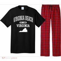 Virginia Beach Virginia Est 1906 Varsity Pajama Set thumb 0