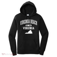 Virginia Beach Virginia Est 1906 Varsity Women's Hoodie thumb 0