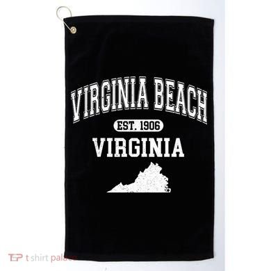 Virginia Beach Virginia Est 1906 Varsity Golf Towel