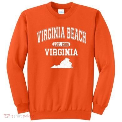 Virginia Beach Virginia Est 1906 Varsity Sweatshirt