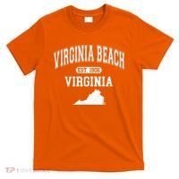 Virginia Beach Virginia Est 1906 Varsity T-Shirt thumb 0