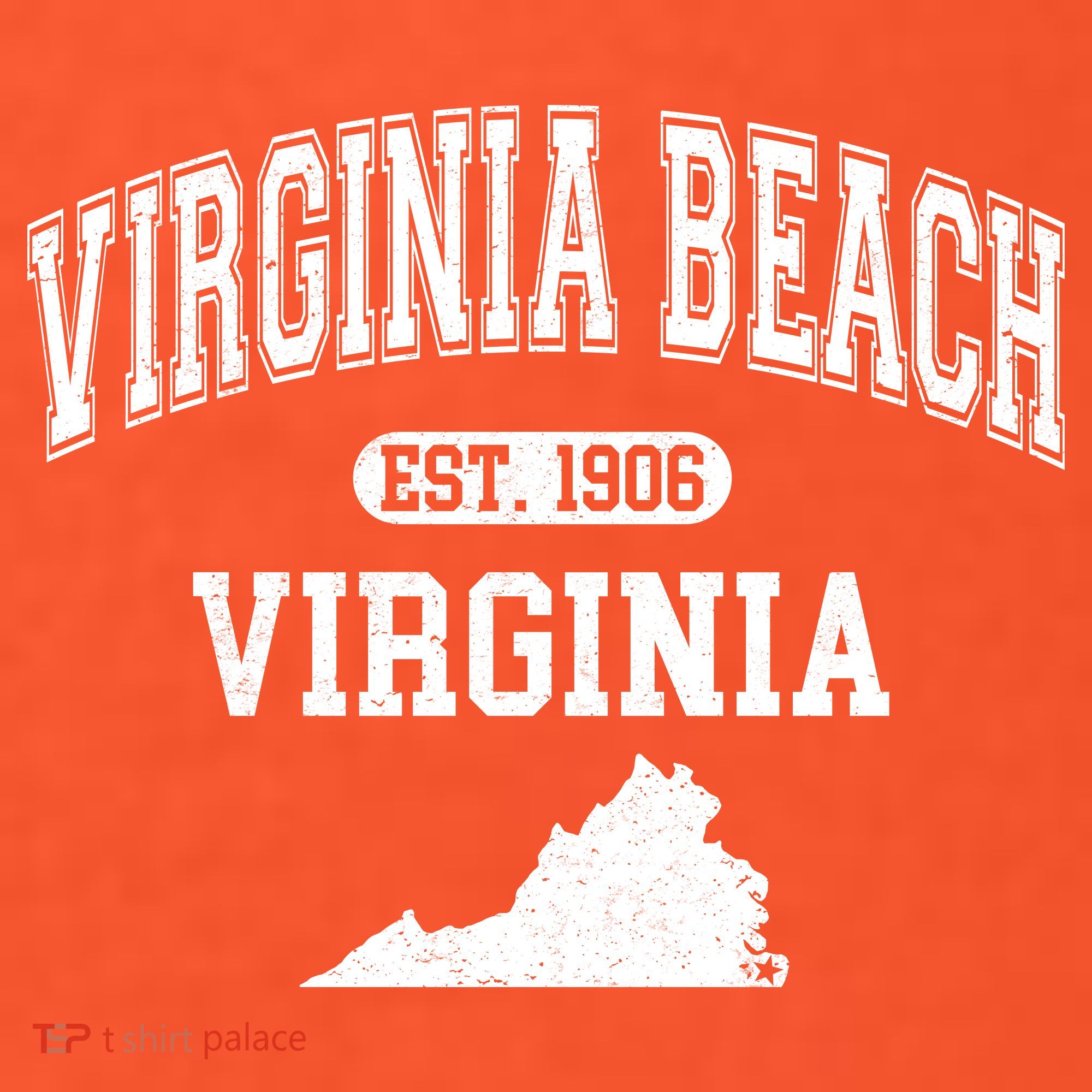 Virginia Beach Virginia Est 1906 Varsity Button