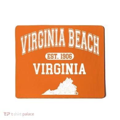 Virginia Beach Virginia Est 1906 Varsity Mousepad