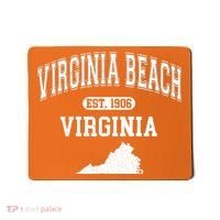 Virginia Beach Virginia Est 1906 Varsity Mousepad thumb 0
